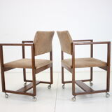 Paire de chaises ou fauteuils Tchécoslovaquie, années 1980