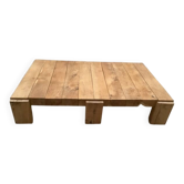 Table basse en chêne massif, sur-mesure