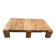 Solid oak coffee table, custom-made.
