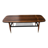 Table basse style scandinave 2 niveaux années 60