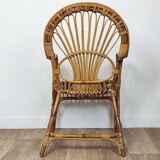 Rattan armchair 60'