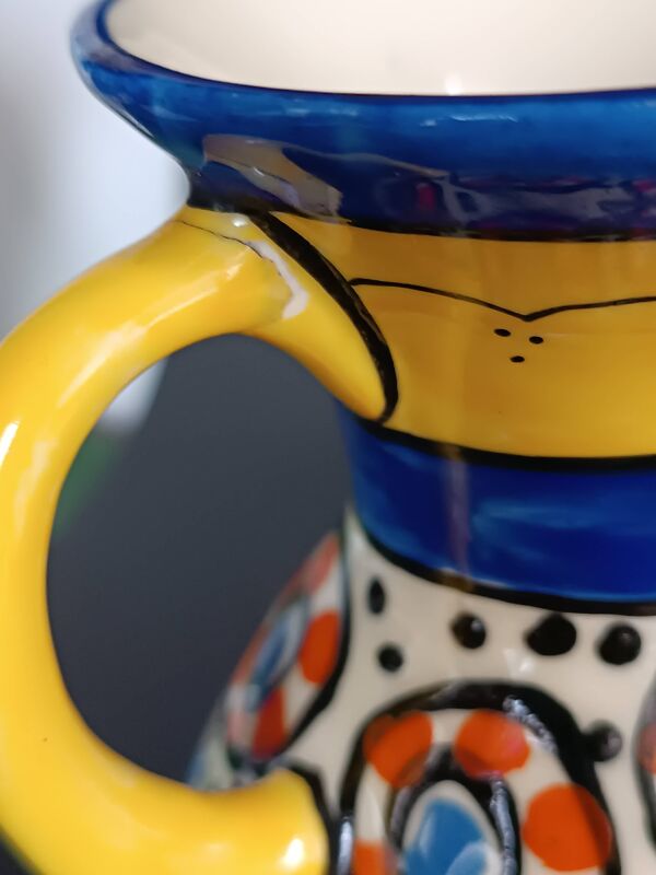 Vase en céramique Art déco Ditmar Urbach par Lajos Kassak