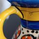 Art Deco ceramic vase by Ditmar Urbach by Lajos Kassak