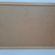 Illustration/ Old poster of a house in cut, framed. Vintage. 60's 1960s