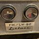 Silver vintage Japanese radio