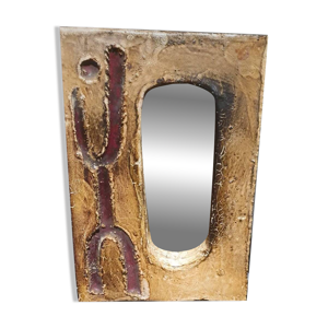 miroir en céramique, - vallauris