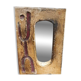 Ceramic mirror, Palissy, Vallauris