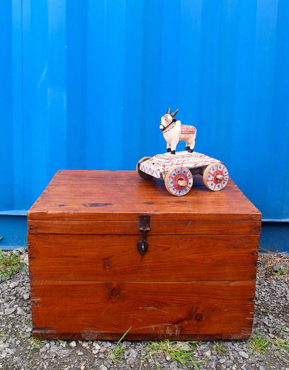 Former Indian teak chest