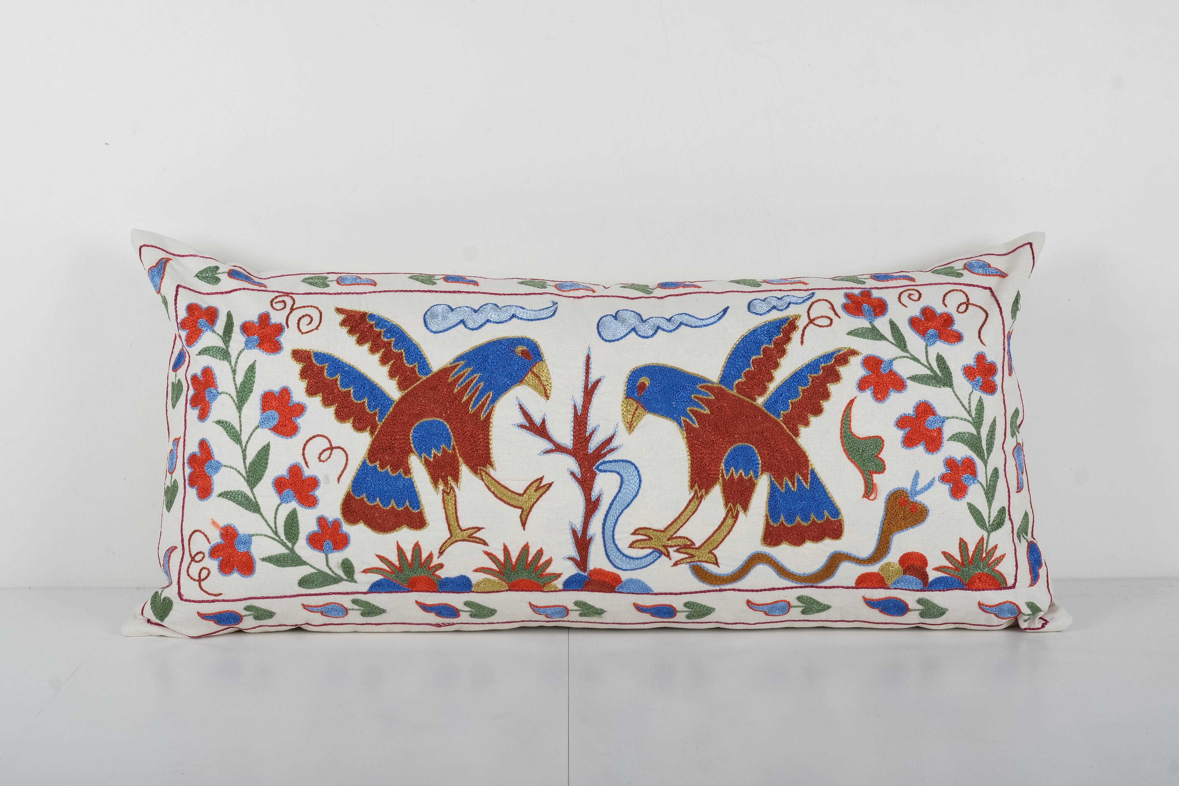 Turkish Suzani pillowcase