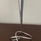 Designer soliflore vase in twisted stainless steel