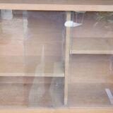 60's glass wall shelf