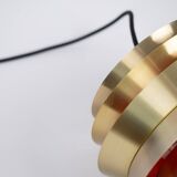 Pair of 2 Swedish vintage pendant lamps Trava by Carl Thore, Granhaga, 1960