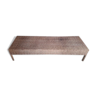 Banquette rotin