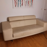 Steiner leather sofa 2/3 seater