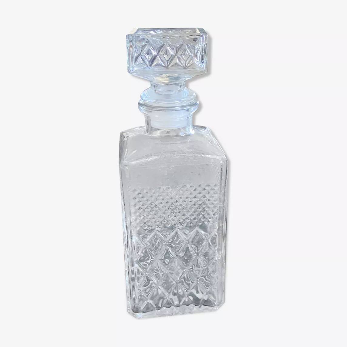 Cut glass whiskey decanter