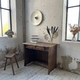 Aranjou elm brutalist desk
