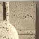 Cendrier italien en travertin sculpté Fratelli Manelli, design 1970
