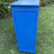 Commode bois peint bleu Majorelle