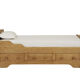 Interior's single solid wood bed, english style