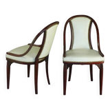 Pair of chairs by otto prutscher for thonet no. a845. circa 1930.