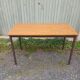 Antique table in Formica and metal