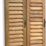 Pair of old shutters