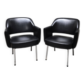 Pair of Deauville model armchairs for Airborne 1960