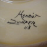 Henriot Quimper plate 1950