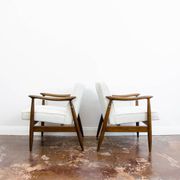 Mid-century armchairs GFM-87 by J. Kędziorek, GFM, Poland, 1960s, set of 2