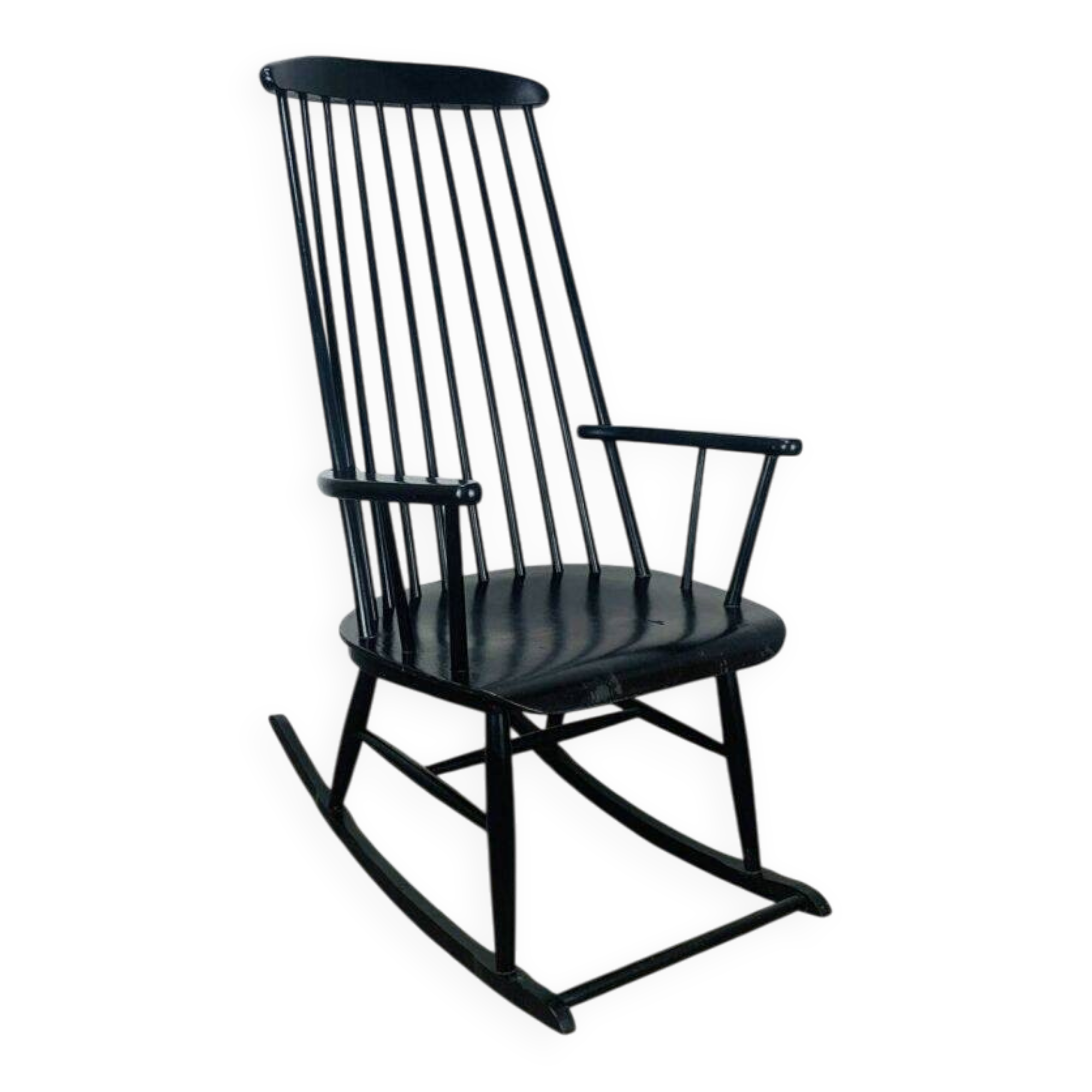 Scandinavian style rocking chair Tapiovaara, 1960s
