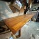 Solid oak dining table