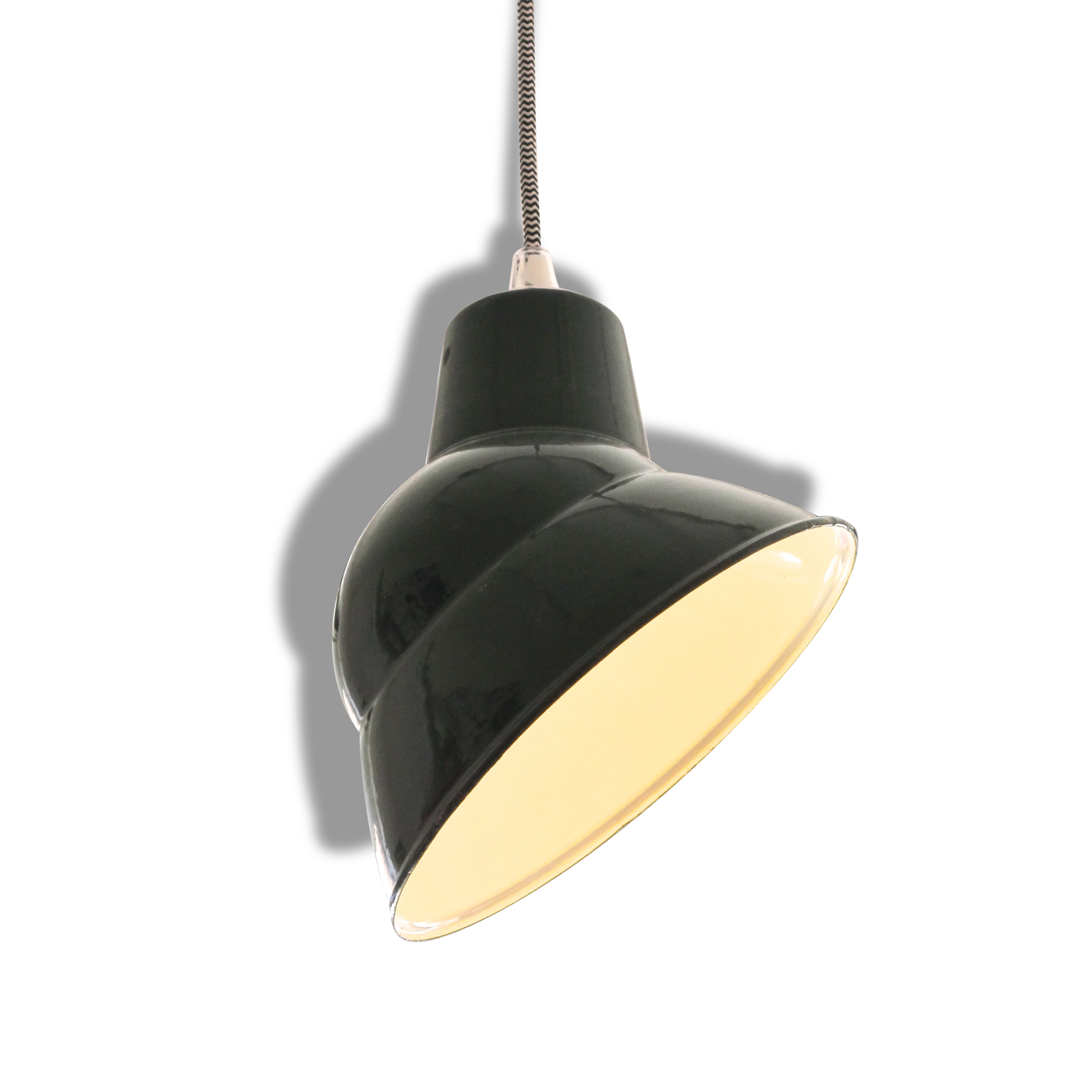 Industrial suspension metal enamelled 1950