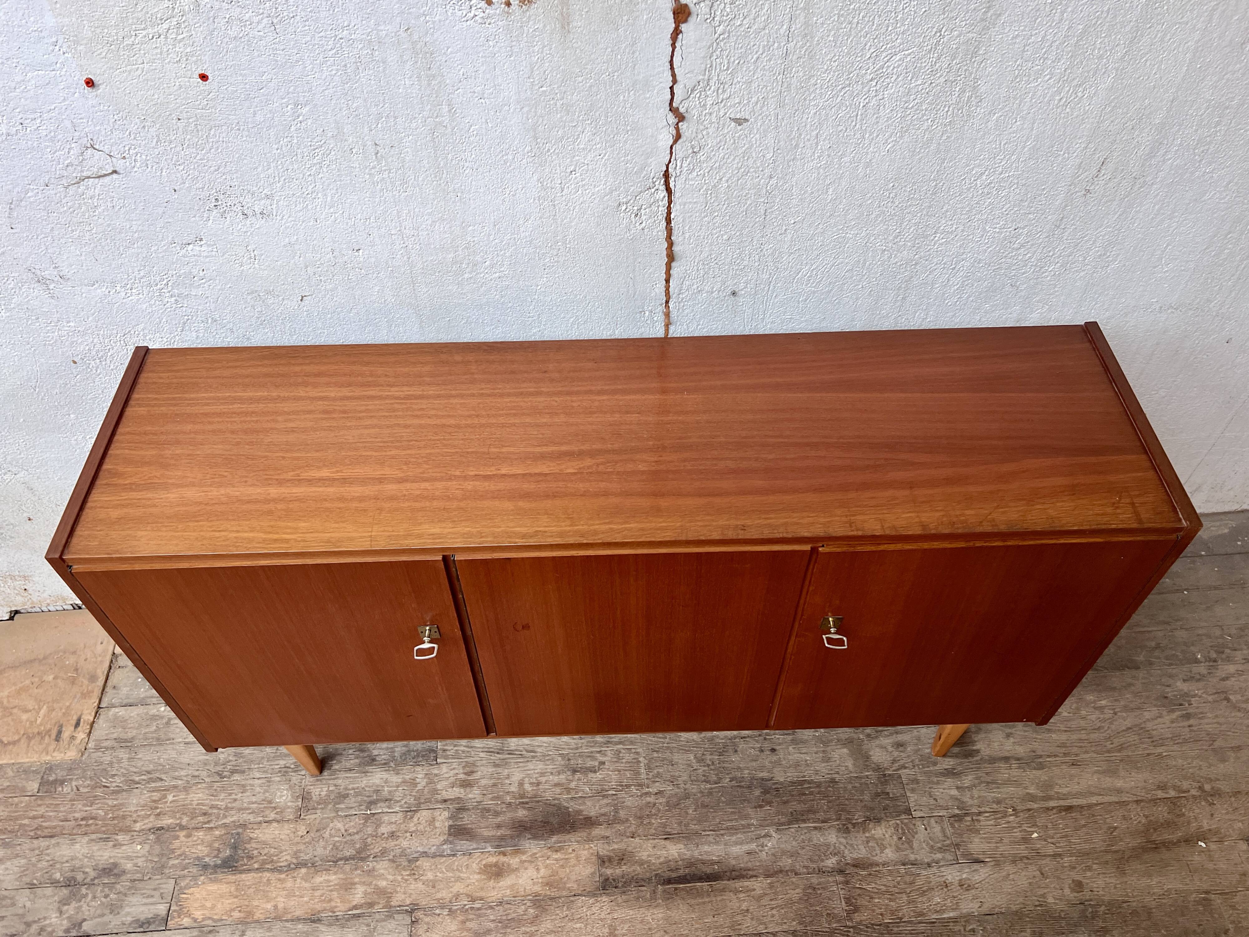 Vintage Scandinavian TV cabinet sideboard