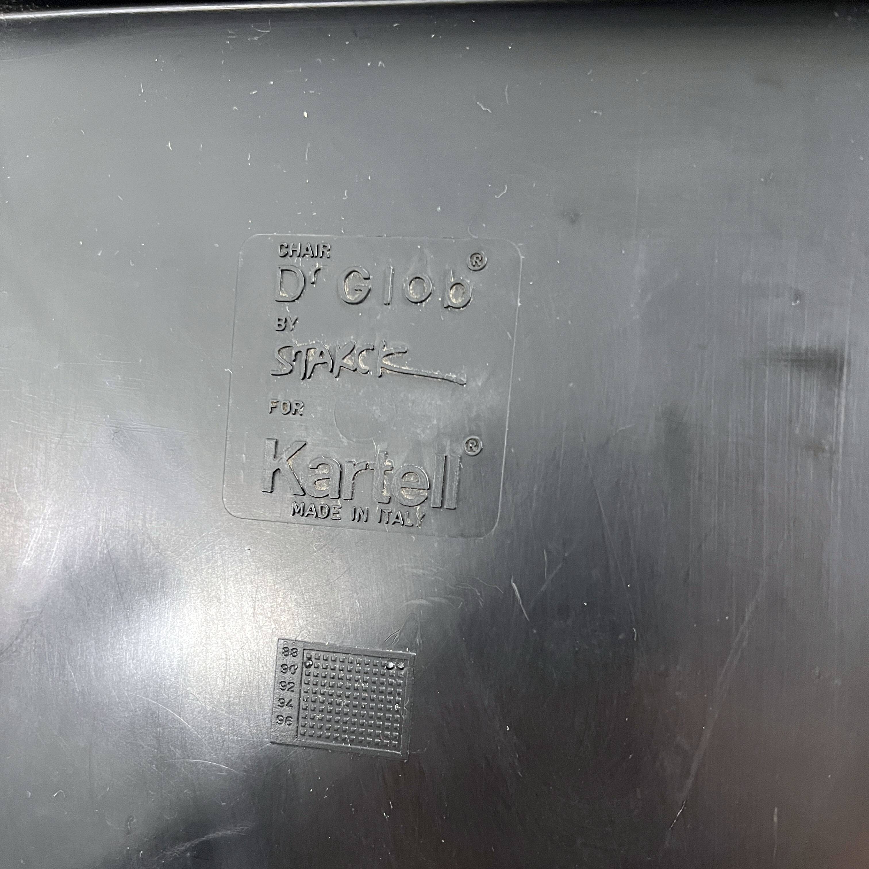 Set of 4 Dr. Glob chairs by Philippe Starck for Kartell 1980