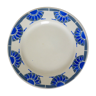 Dish on piedouche vintage compotier Céranord St Amand model Roxy porcelain