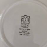 Set of 11 gien france cheese plates from the ma cuisine series