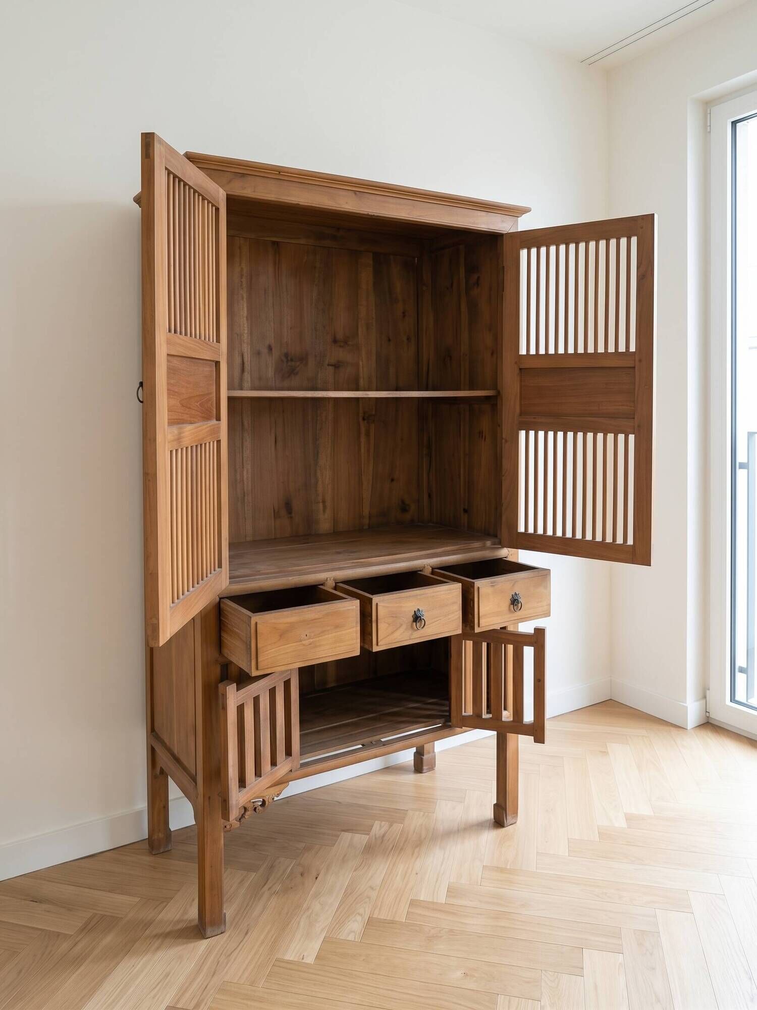 Asian solid wood storage furniture