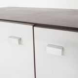 Pierre Guariche for Meurop credenza in vinyl, France 1960's