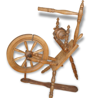 Old spinning wheel