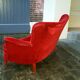 Vintage sofa Swedish year 40/50 wing arc curved Carl Malmsten