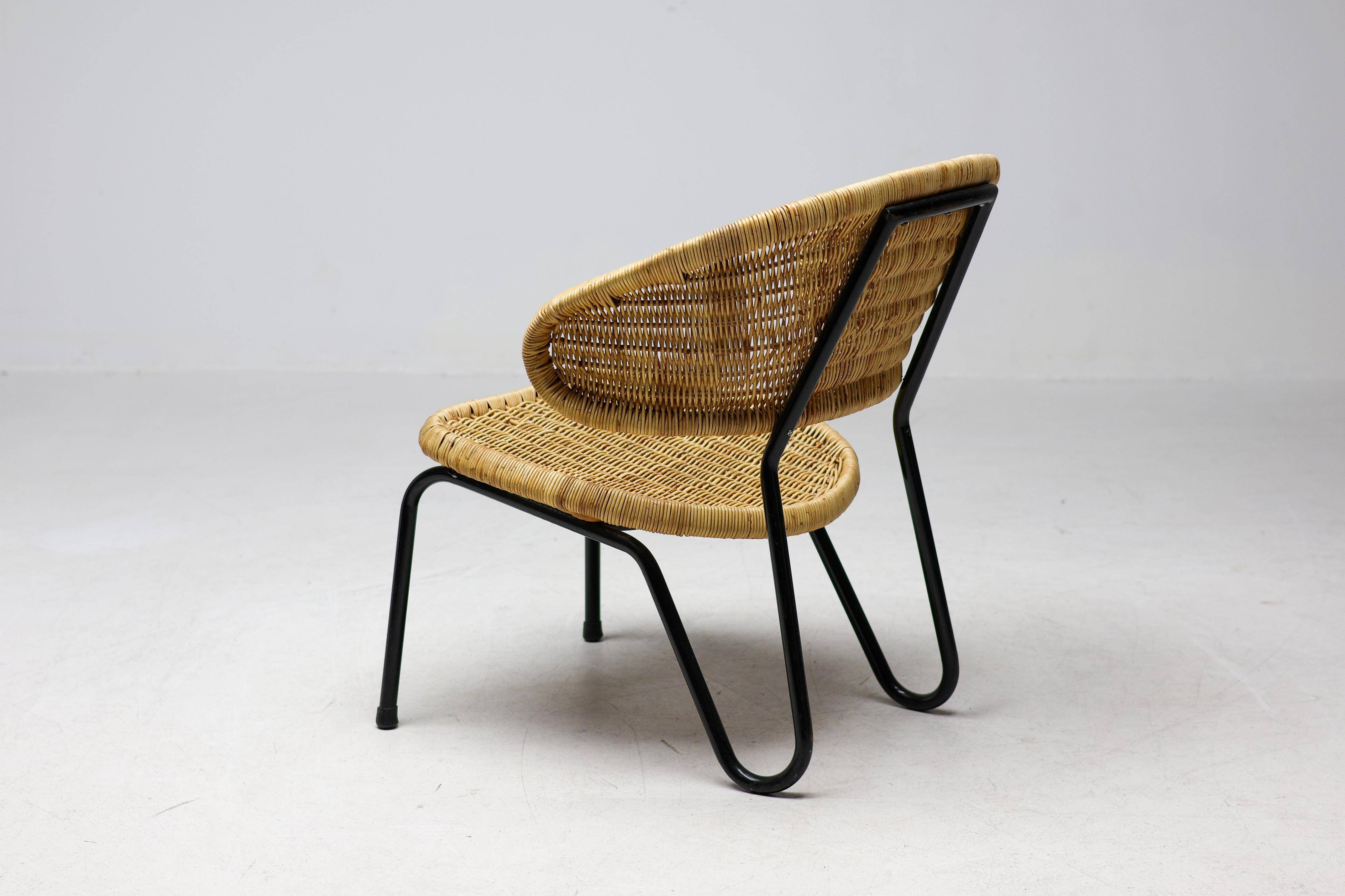 Chaise longue Dirk Van Sliedregt Model No. 568 for Gebr. Jonkers Netherlands, 1954