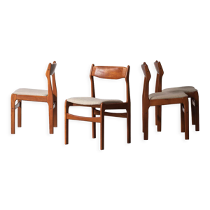Set de 4 chaises de salle