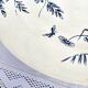 Plat rond "Printanier" Terre de Fer