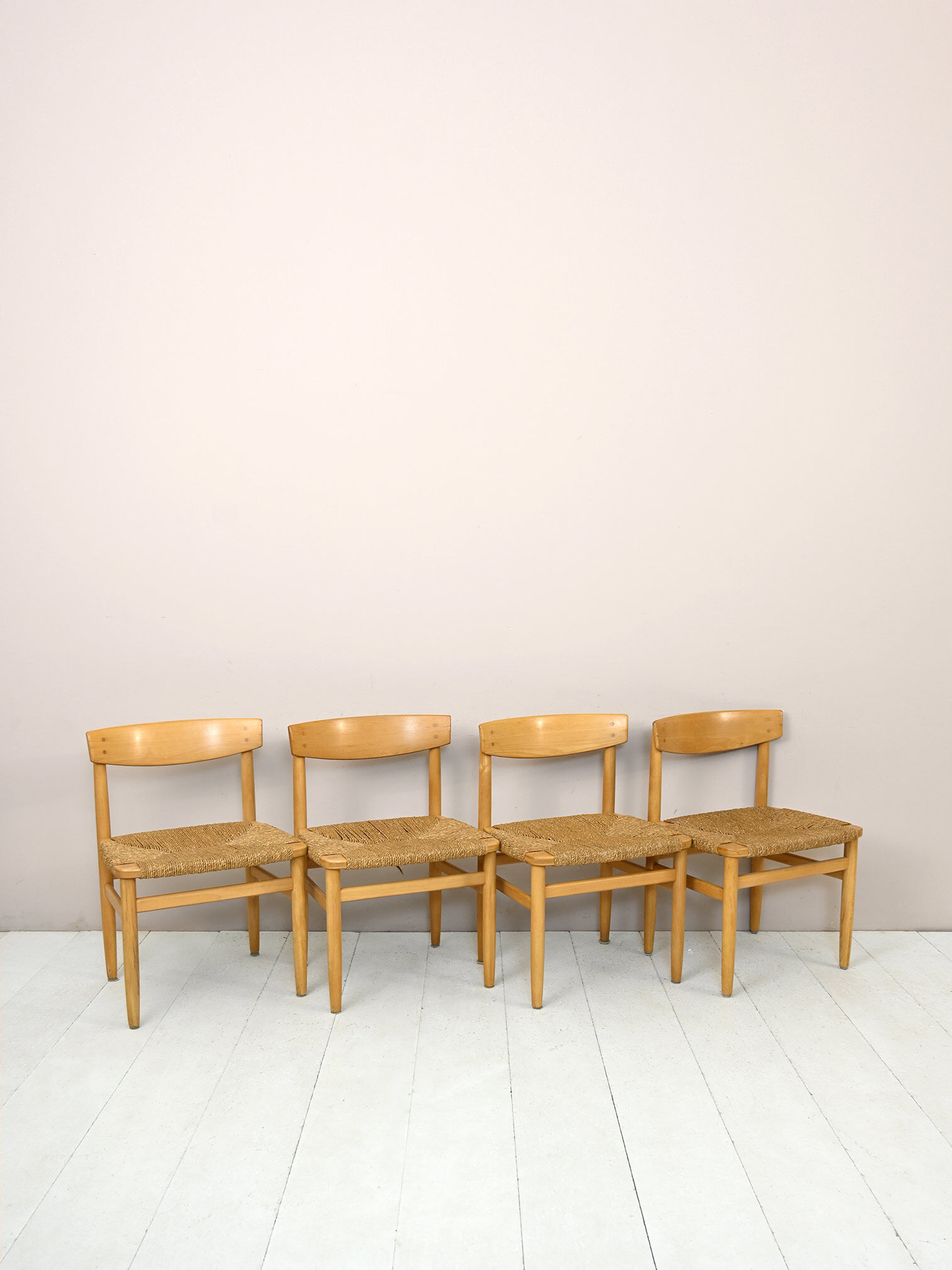 Set of 8 chairs by børge mogensen for karl andersson