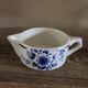Blue flower gravy boat Saint Amand Art Deco