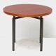 Vintage mid century round side table / coffee table by Kuperus, 1960s