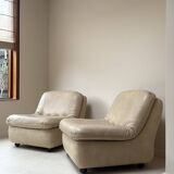Set of two imitation leather armchairs by Jo Otterpohl for COR