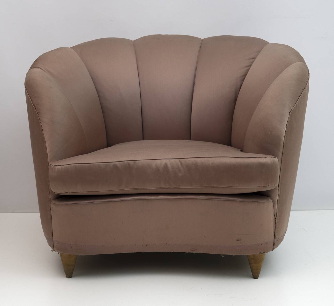 Gio Ponti Midcentury Rare Italian Curved Armchairs "Casa E Giardino" 1936