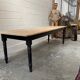 Table de ferme pieds tournés