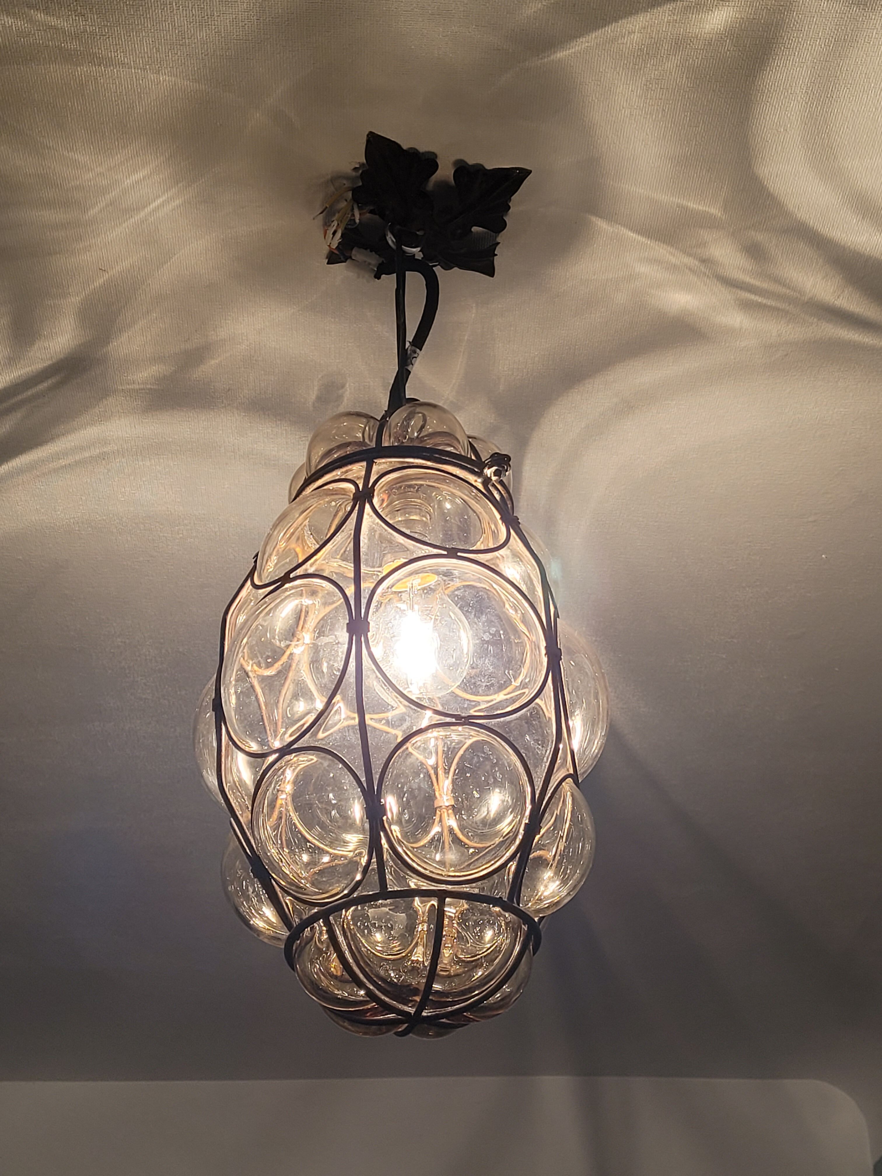 Venetian blown glass chandelier